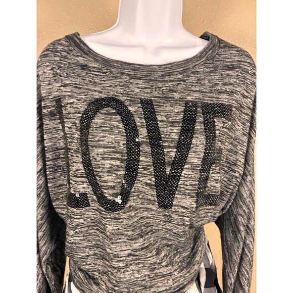 Women’s Checkered Black/White Skirt (m)  Dana Buchman Sweater (m) Off Shoulder M - Picture 5 of 8